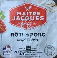 Mängden socker i Roti de porc aux cèpes