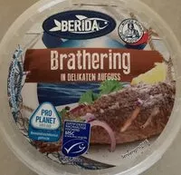 Mängden socker i Brathering Berida