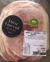 Mängden socker i Jambon cuit superieur