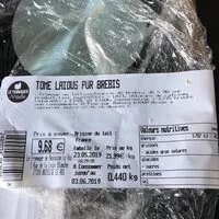 Mängden socker i Tome Laious Pur Brebis