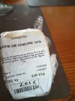 Mängden socker i Bûche de chèvre