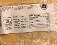 Mängden socker i Tome de savoie