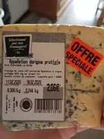 Mängden socker i Bleu d'Auvergne A.O.P