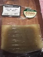 Mängden socker i Comté AOP 6 mois