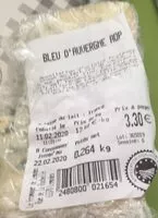 Mängden socker i Fromage bleu d'Auvergne
