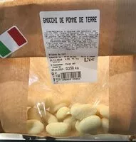 Mängden socker i Gnocchi de pomme de terre