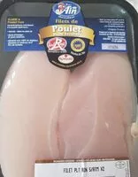 Mängden socker i Filet de poulet  blanc fermier