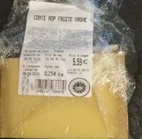 Mängden socker i Comté