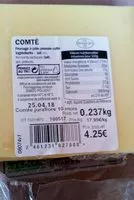 Mängden socker i Comté