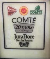 Mängden socker i Comté 20 mois d’affinage