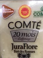 Mängden socker i Comté juraflore 20 mois d'affinage