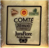 Mängden socker i Comté 20 mois