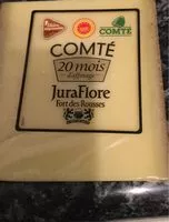 Mängden socker i Comté 20 mois d' affinage