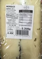 Mängden socker i Morbier