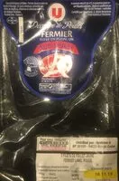 Mängden socker i Filets de poulet jaune fermier label rouge