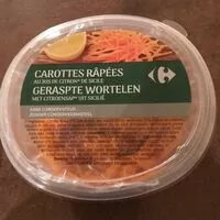 Mängden socker i Carottes râpées