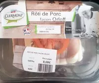 Mängden socker i Rôti de porc façon orloff