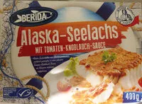 Mängden socker i Alaska-Seelachs mit Tomaten-Knoblauch-Sauce