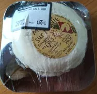 Mängden socker i Mothais au lait cru