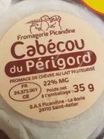 Mängden socker i cabecou du perigord