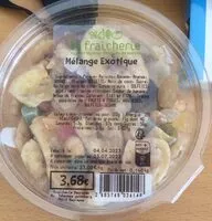 Mängden socker i Mélange exotique