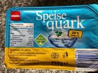 Mängden socker i Speisequark