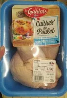 Mängden socker i Cuisses de poulet