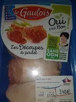 Mängden socker i Les decoupes de poulet