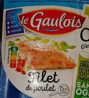 Mängden socker i Filet de poulet