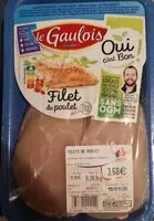 Mängden socker i Filet de poulet