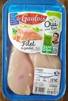 Mängden socker i Filet de poulet