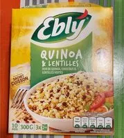 Mängden socker i Quinoa & lentilles