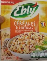 Mängden socker i Céréales et lentilles