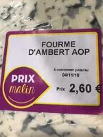 Mängden socker i Forme d ambert AOP