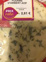 Mängden socker i FOURME D'AMBERT