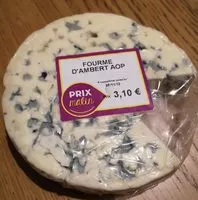 Mängden socker i Fourme d'Ambert AOP