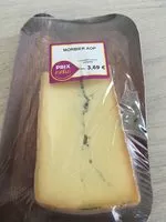 Mängden socker i Morbier aop