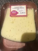 Mängden socker i Tomme des pyrenees noires igp