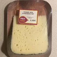 Mängden socker i Tomme des pyrennes igp
