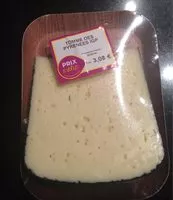 Mängden socker i Tomme des pyrenees igp