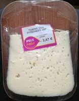 Mängden socker i Tomme des Pyrénées IGP