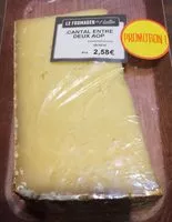 Mängden socker i Cantal Entre Deux Aop