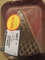 Mängden socker i Tome du limousin