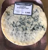 Mängden socker i Fourme d'Ambert AOP