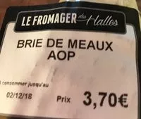Mängden socker i Brie de meaux AOP