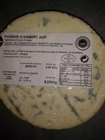 Mängden socker i Fourme d'Ambert AOP