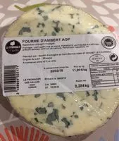 Mängden socker i Fourme d'ambert aop