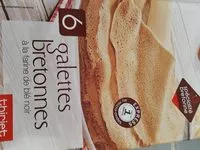 Mängden socker i Galettes bretonnes