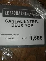 Mängden socker i Cantal entre deux AOP