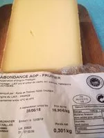 Mängden socker i Abondance aop fruitier